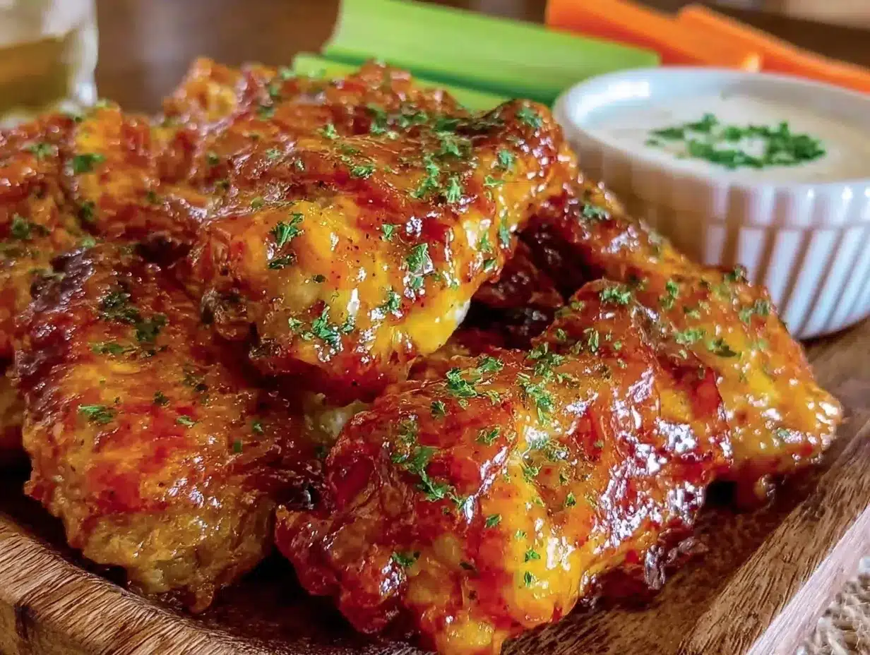air fryer buffalo chicken wings preparation steps