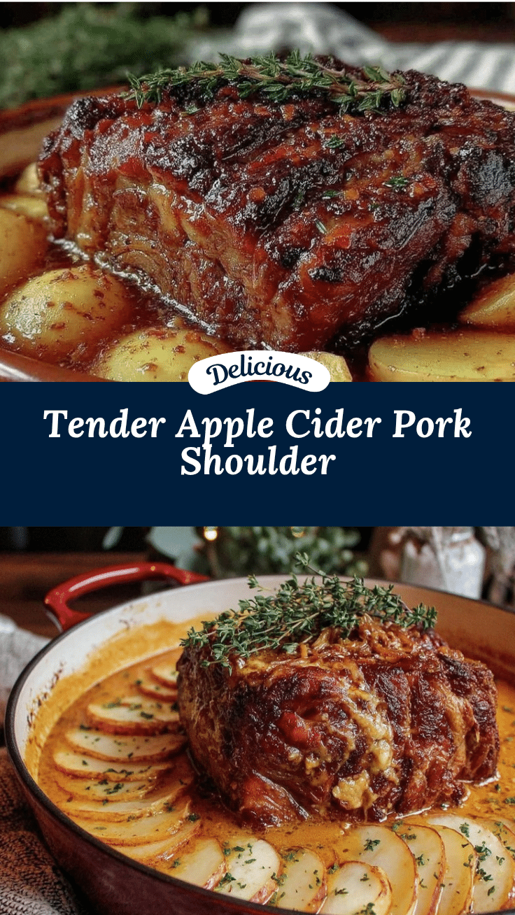 apple cider braised pork shoulder recipe