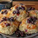 blueberry biscuits - featured image