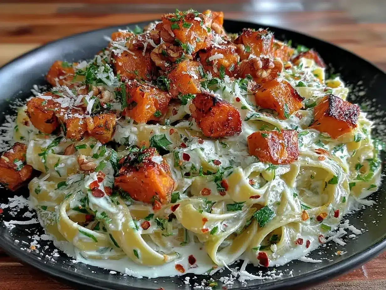 butternut squash pasta preparation steps