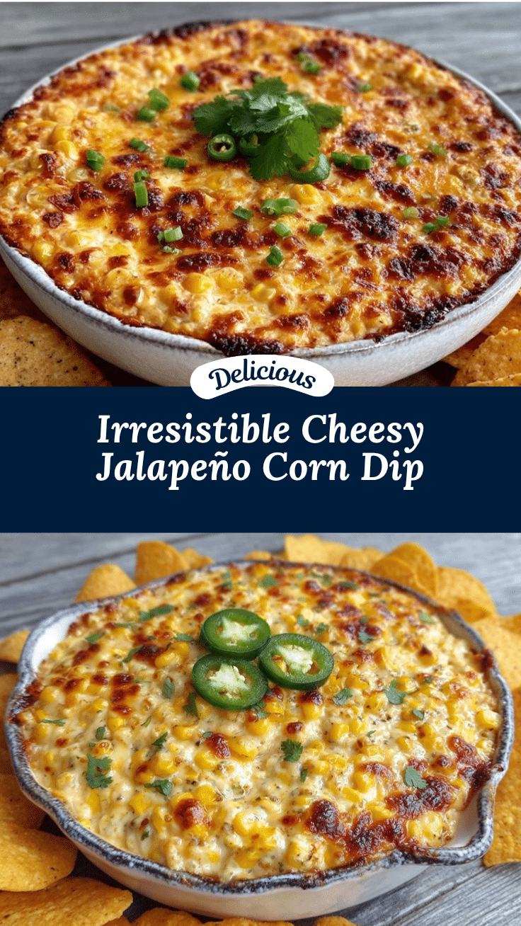 cheesy jalapeño corn dip recipe