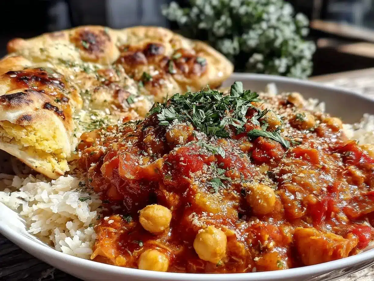 chickpea and potato curry preparation steps