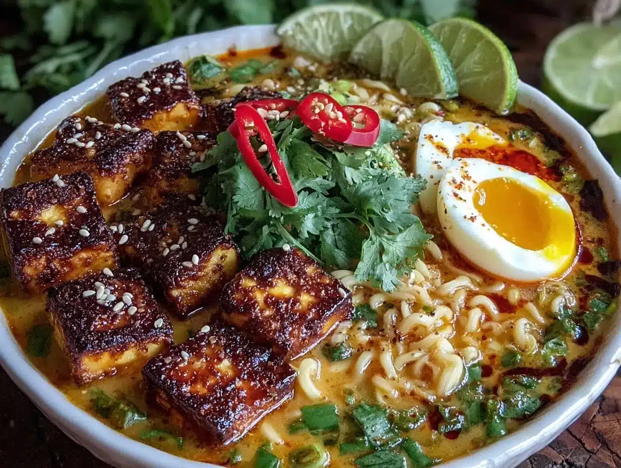 coconut curry ramen preparation steps