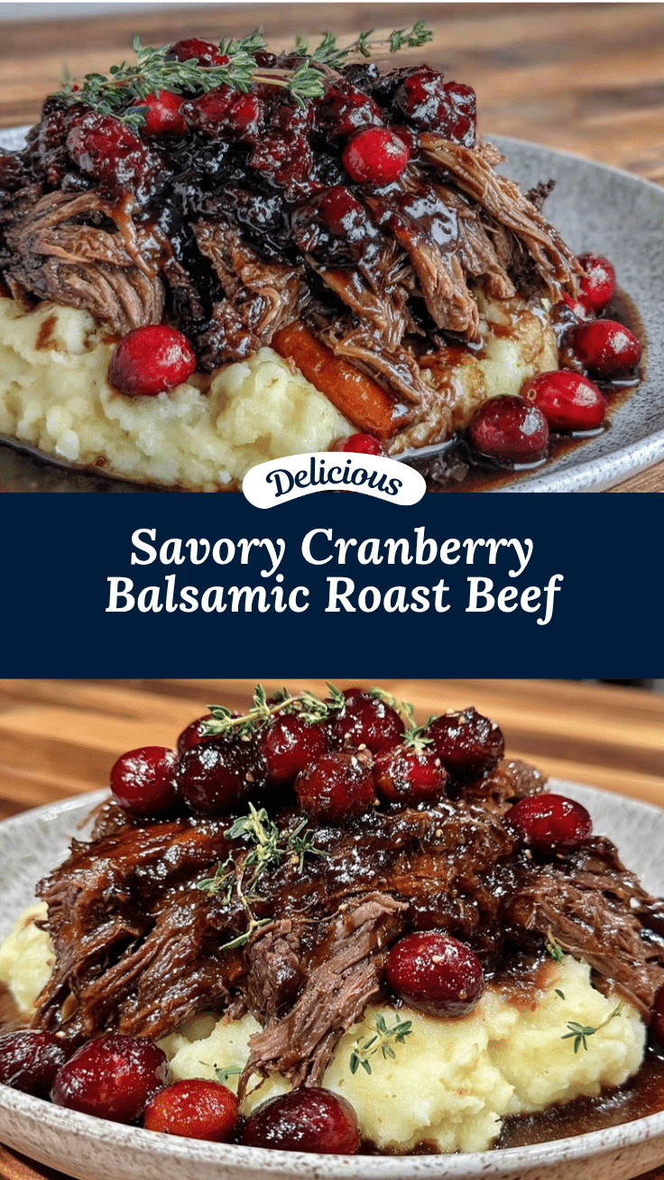cranberry balsamic roast beef recipe