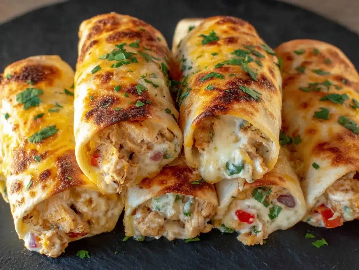 cream cheese chicken taquitos preparation steps