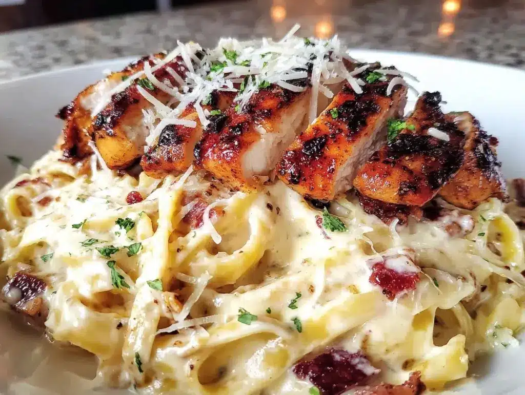 Creamy Cajun Chicken Alfredo - featured image