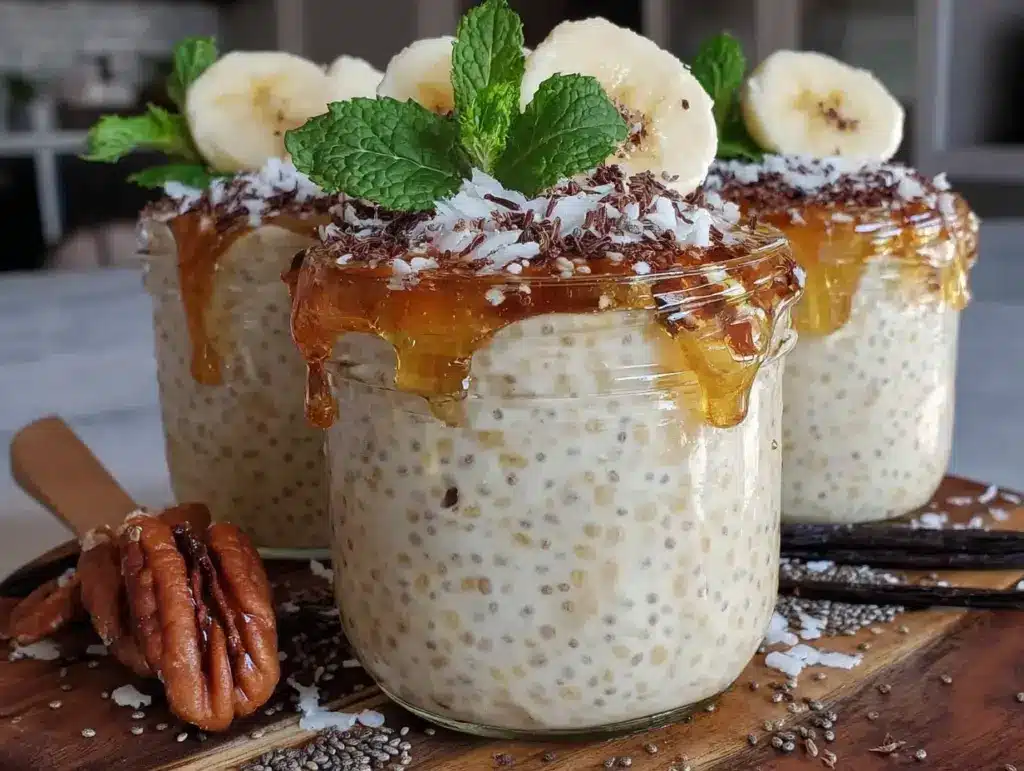 creamy chia seed pudding - featured image