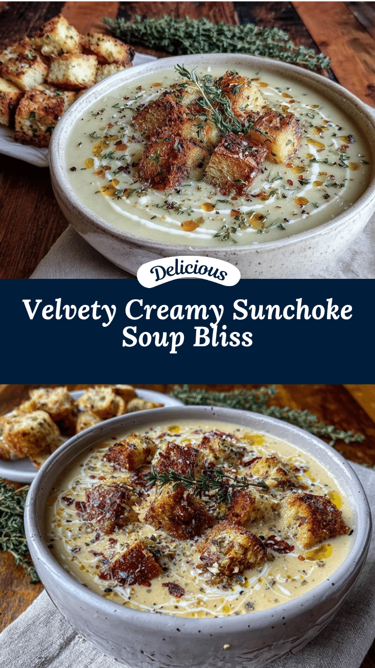 creamy sunchoke soup recipe