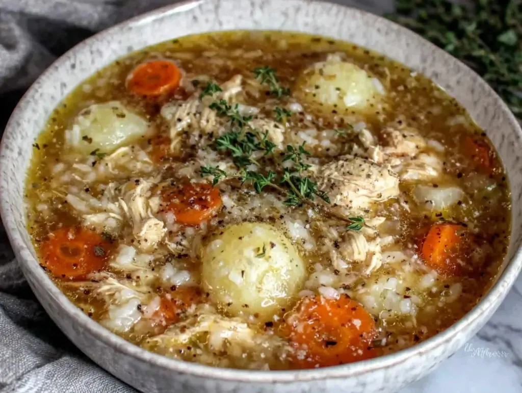 crockpot chicken soup - featured image
