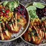 fish taco bowls - featured image