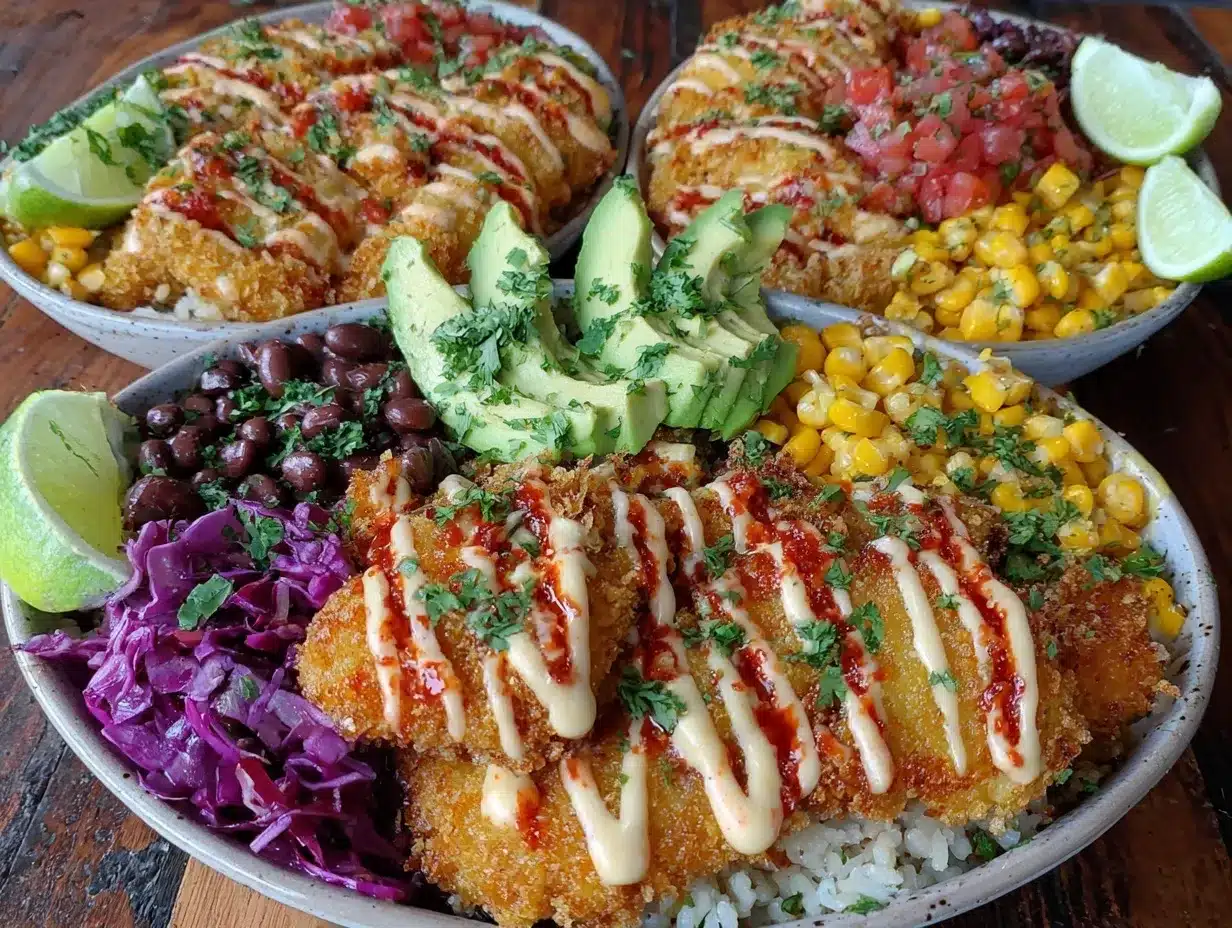fish taco bowls preparation steps