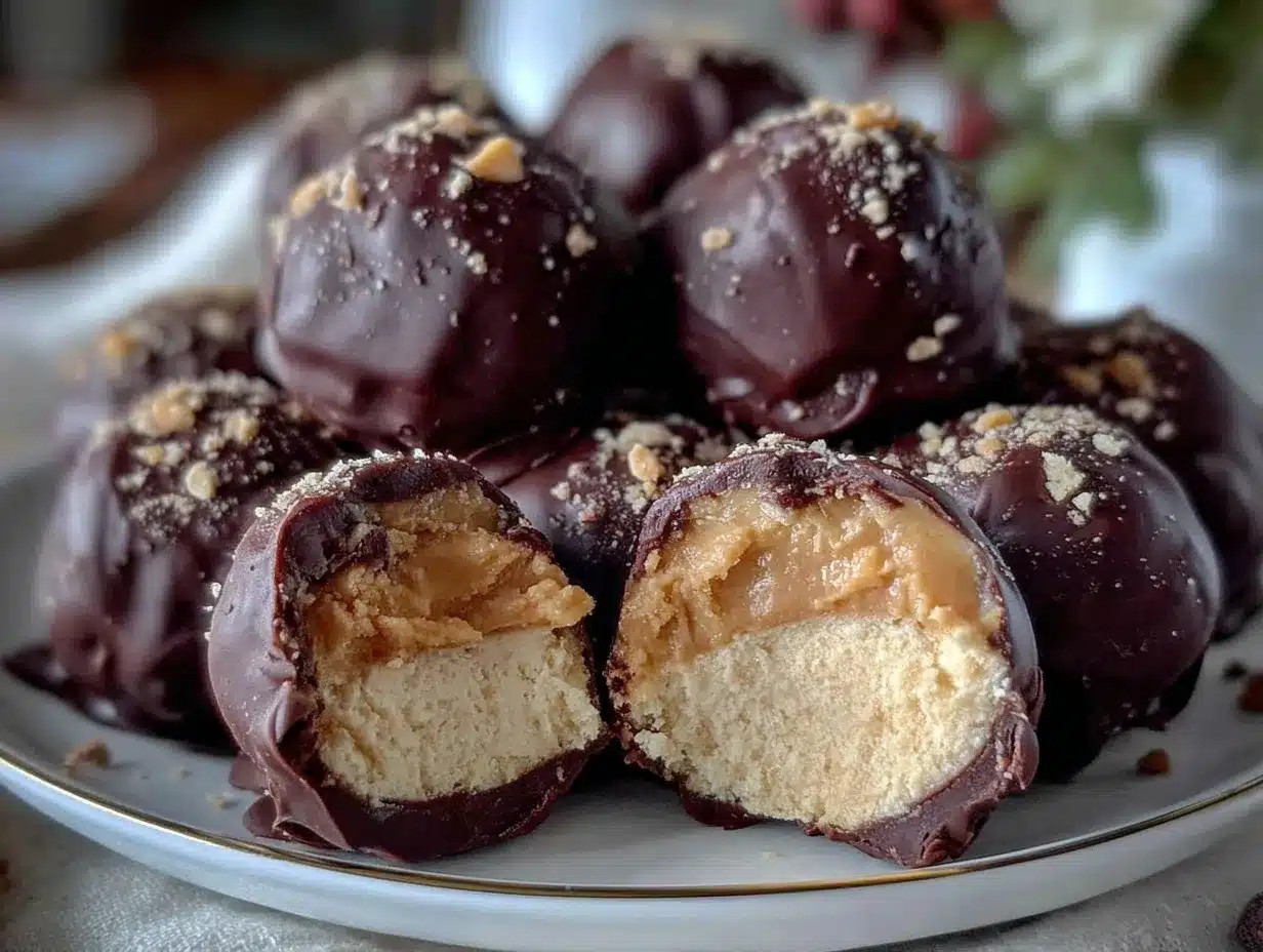 frozen peanut butter Greek yogurt bites preparation steps