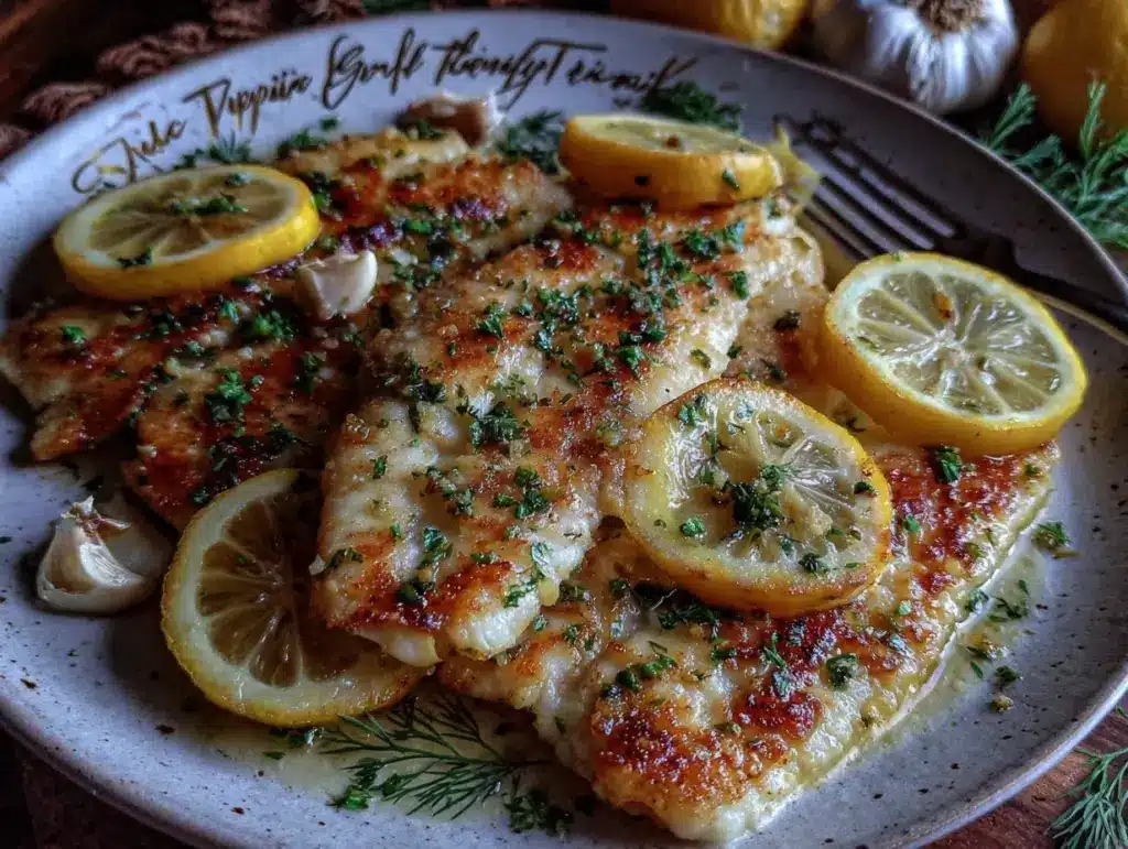 garlic butter tilapia - featured image