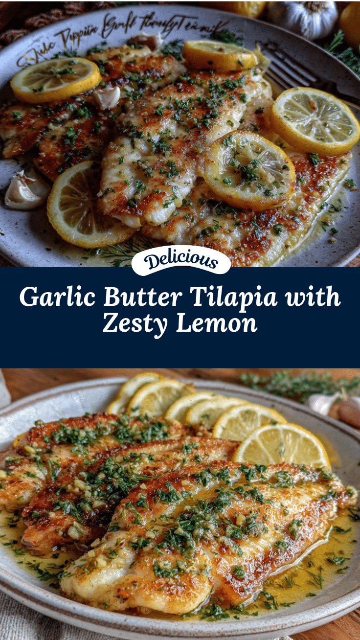 garlic butter tilapia recipe