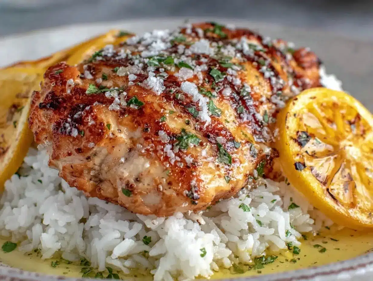Greek Lemon Chicken preparation steps