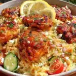 Greek lemon orzo - featured image