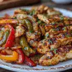 grilled chicken fajitas - featured image