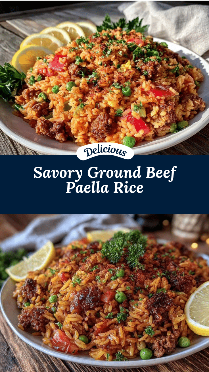 ground beef paella recipe