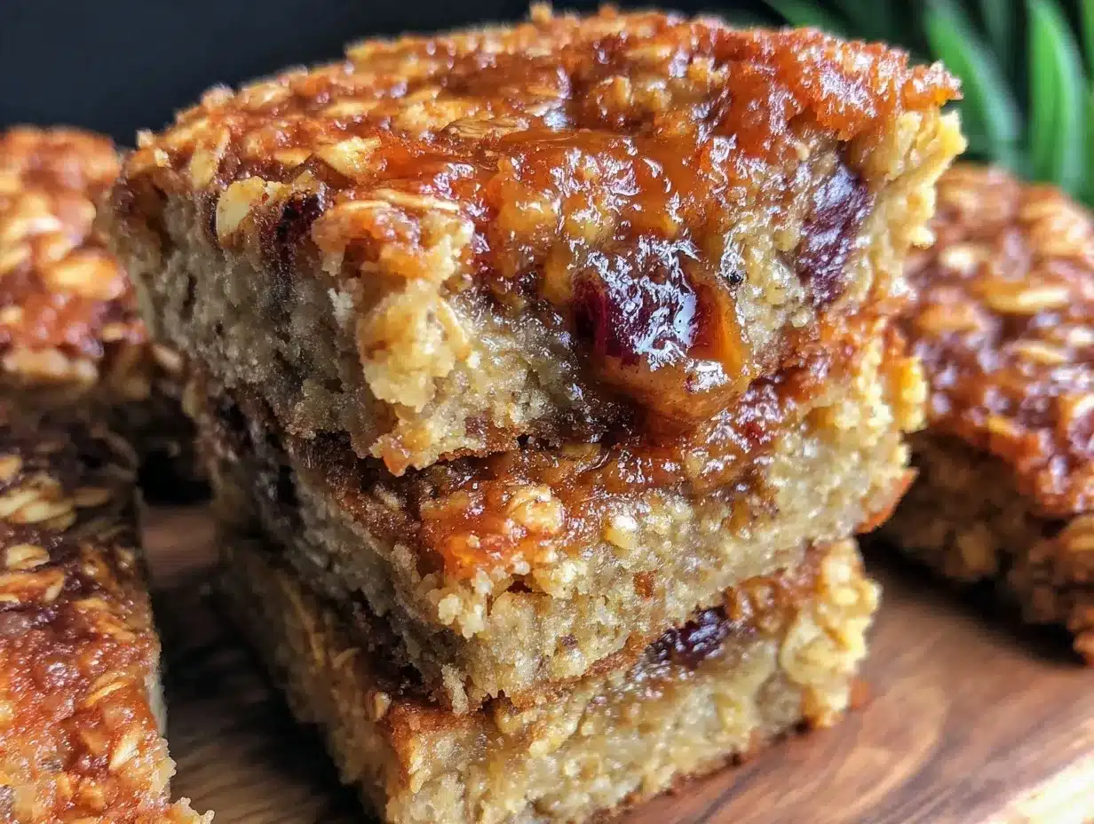 healthy banana oatmeal bars preparation steps