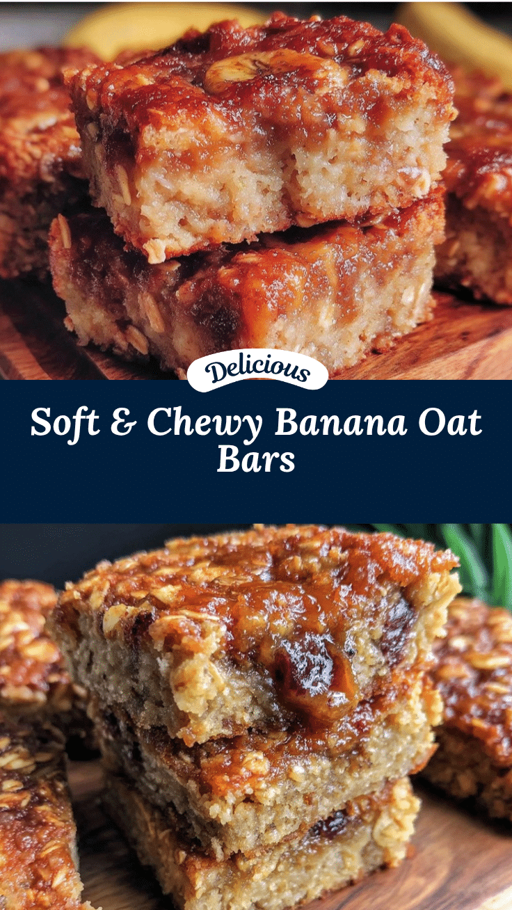 healthy banana oatmeal bars recipe