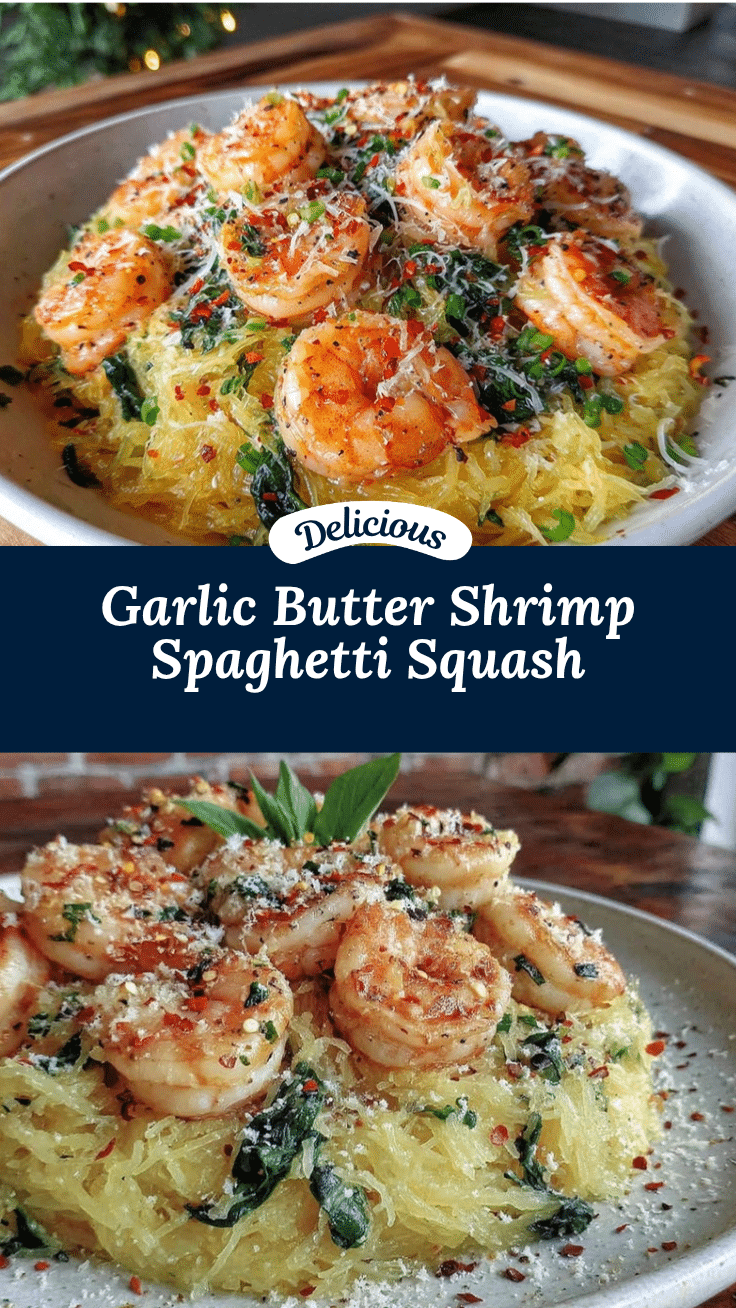 healthy spaghetti squash shrimp scampi recipe