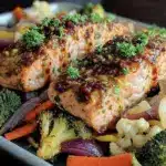 honey mustard salmon - featured image