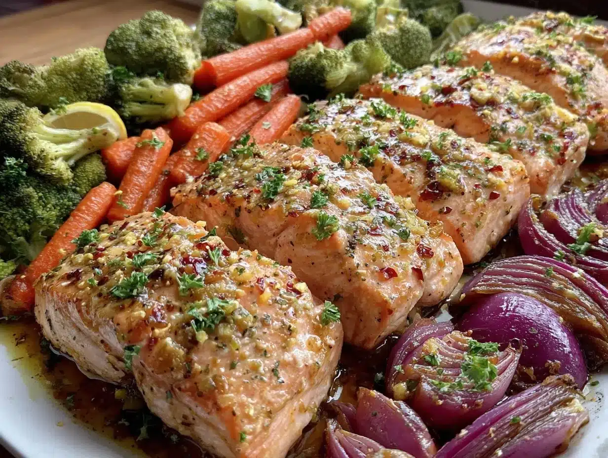 honey mustard salmon preparation steps