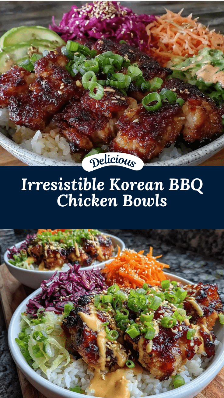 Korean BBQ Chicken Bowls recipe