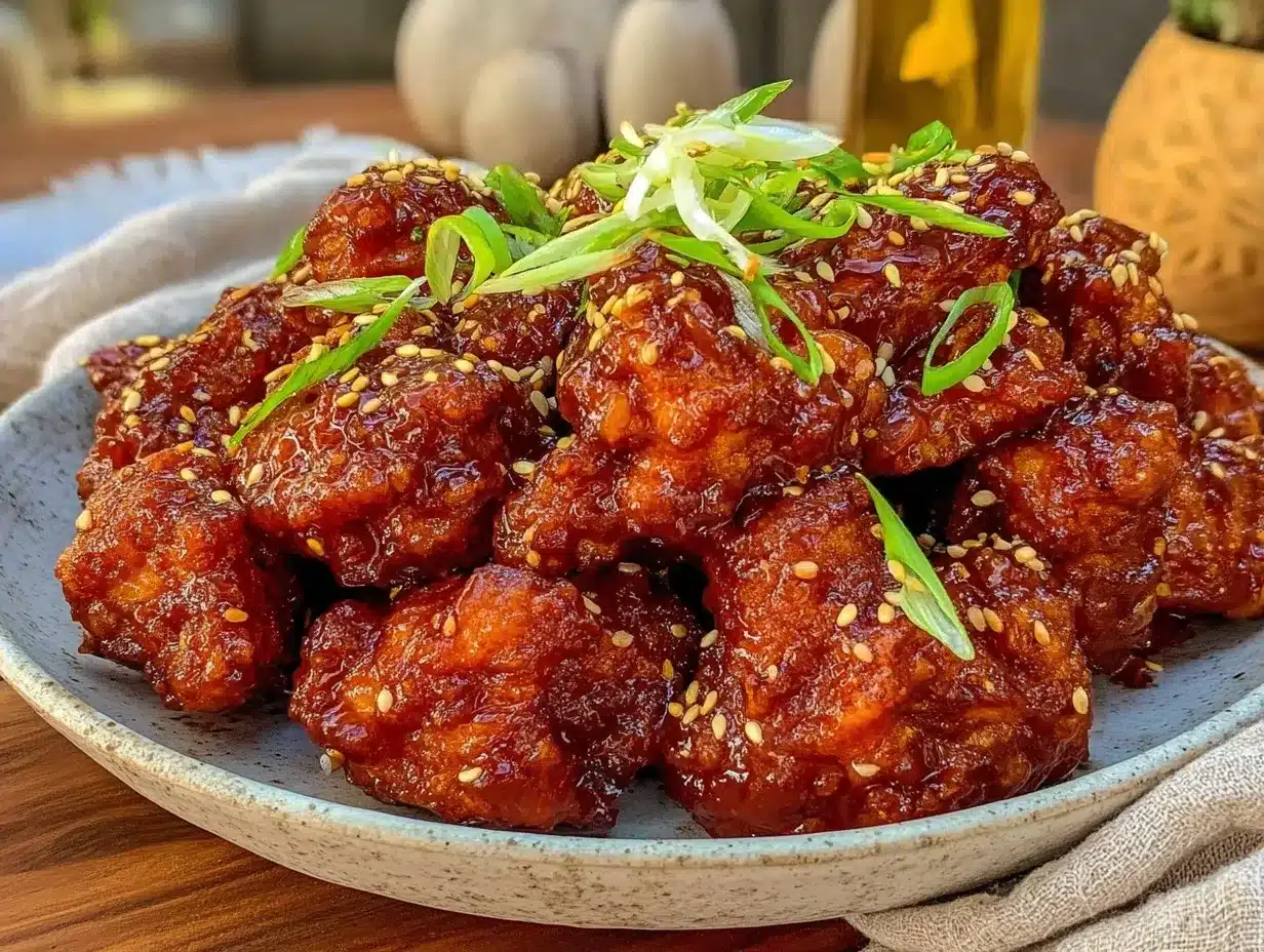 Korean chicken bites preparation steps