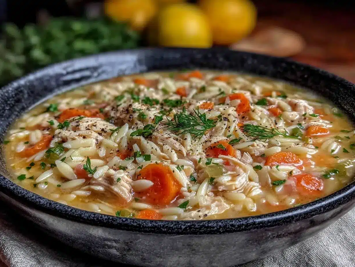 lemon chicken soup preparation steps