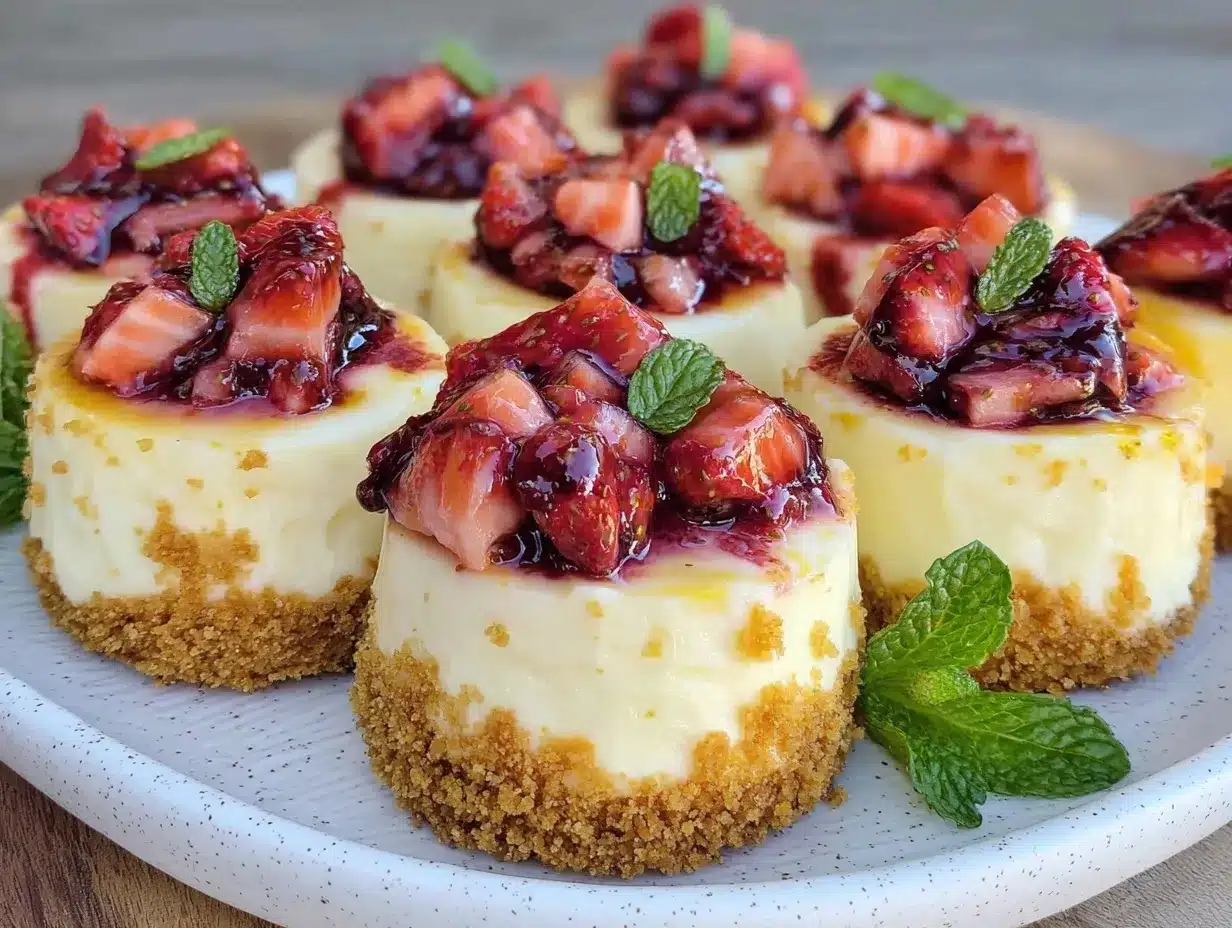 mini cheesecake bites preparation steps