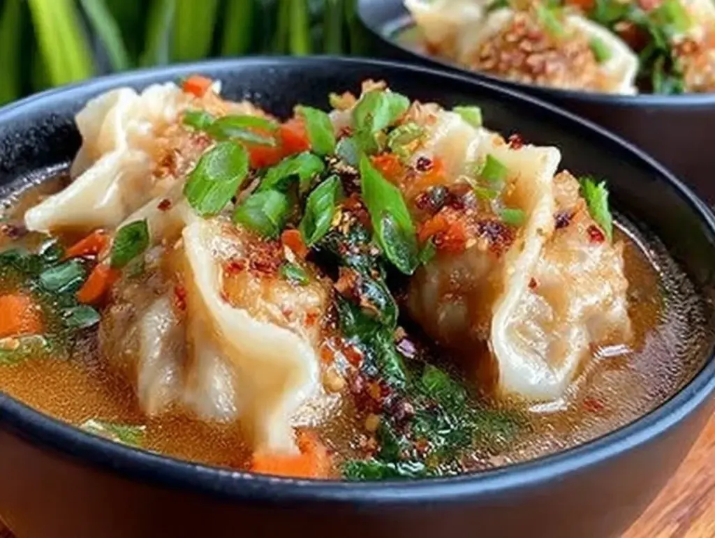 potsticker soup - featured image