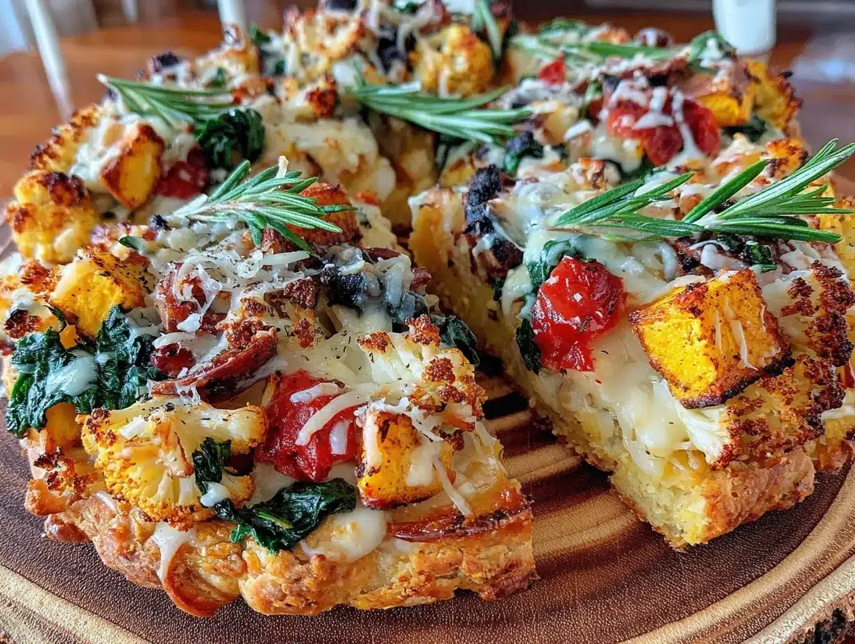 roasted vegetable pizza preparation steps