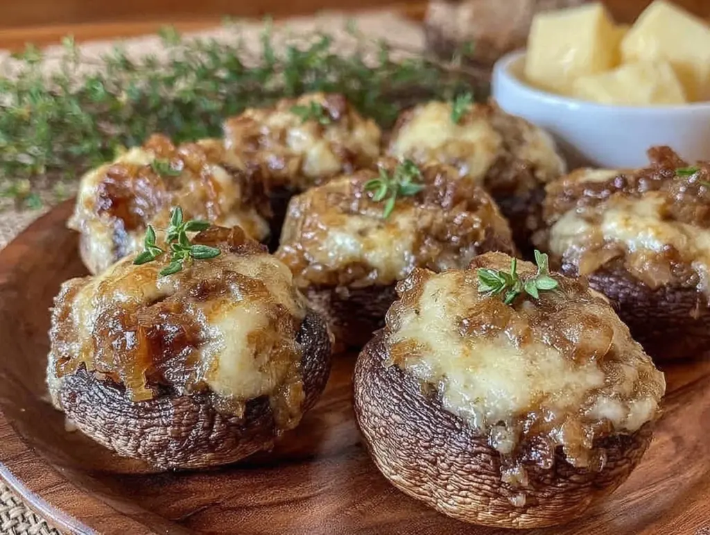 savory stuffed mushrooms - featured image