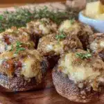 savory stuffed mushrooms - featured image