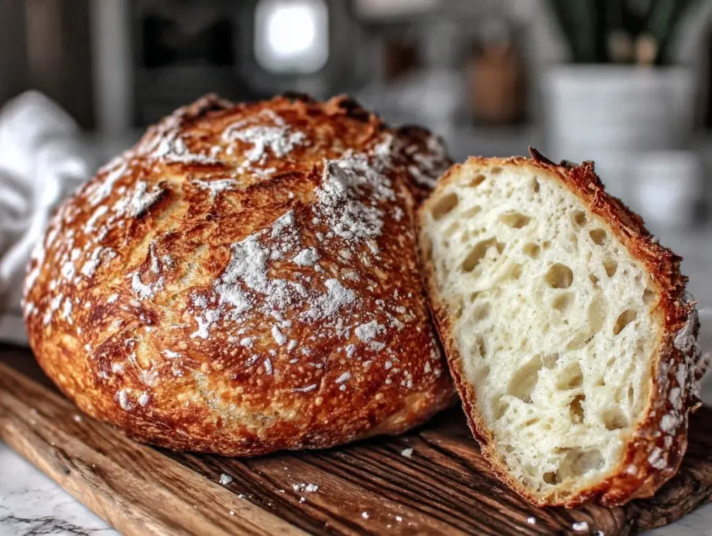 soft and chewy sourdough bread - featured image