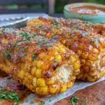 spicy Cajun butter corn - featured image