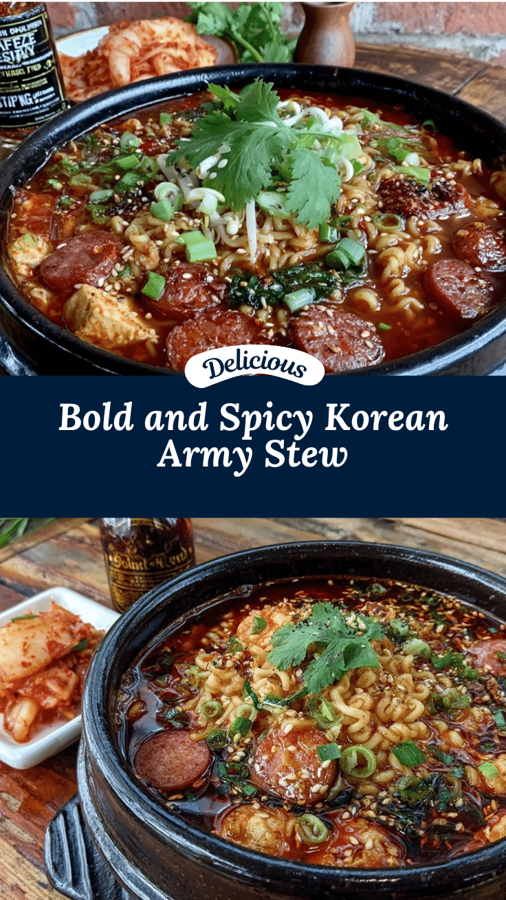 spicy Korean budae jjigae recipe