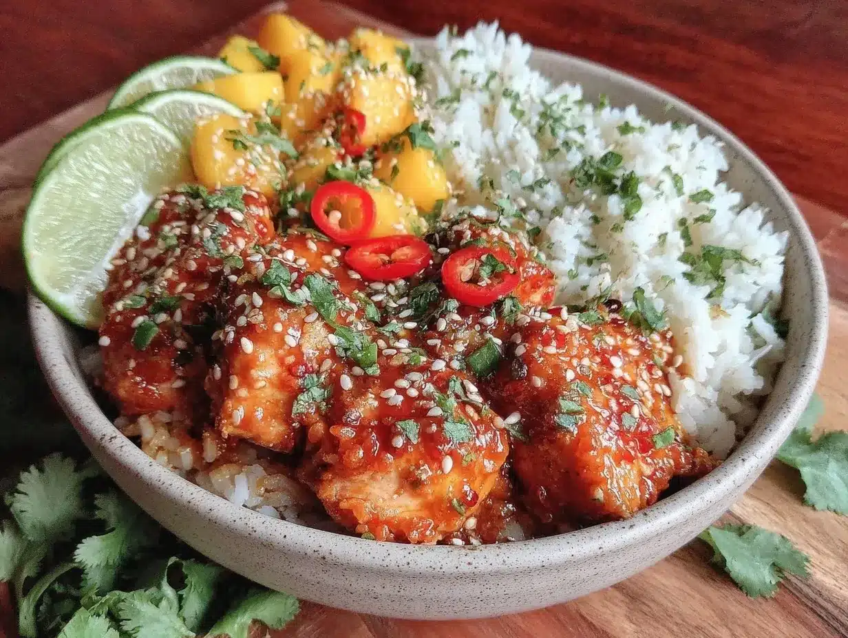 spicy mango chicken preparation steps