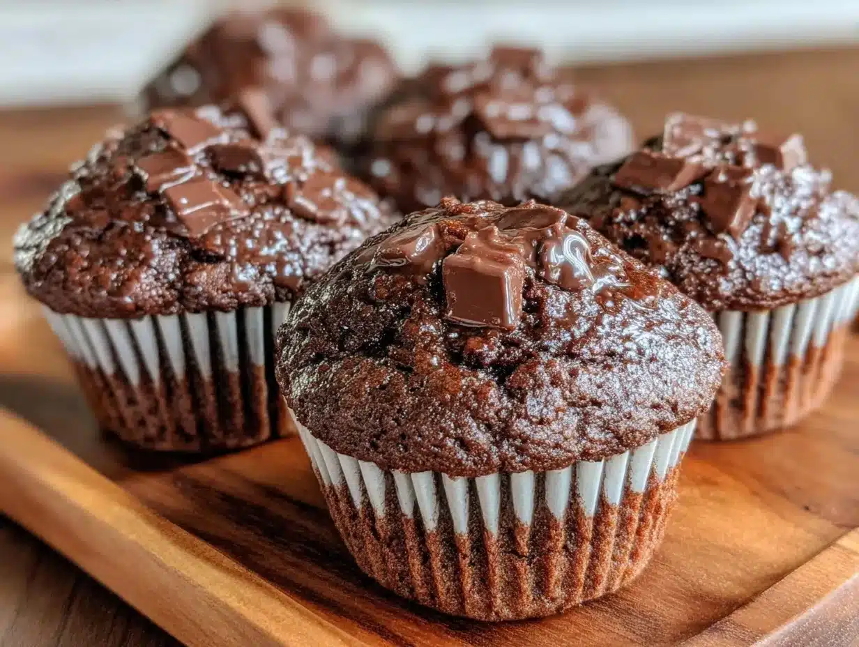 super saftige schoko muffins preparation steps