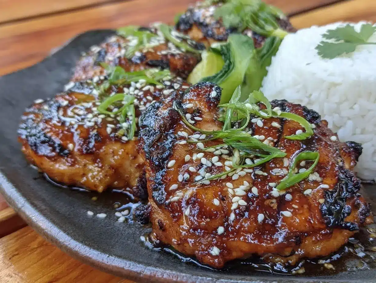 teriyaki grilled chicken thighs preparation steps