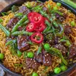 Thai basil beef noodles - featured image