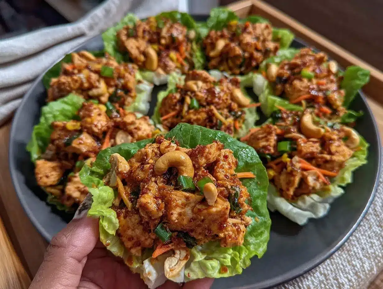 Thai Chicken Lettuce Wraps preparation steps