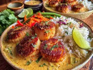Thai Coconut Curry Scallops - featured image
