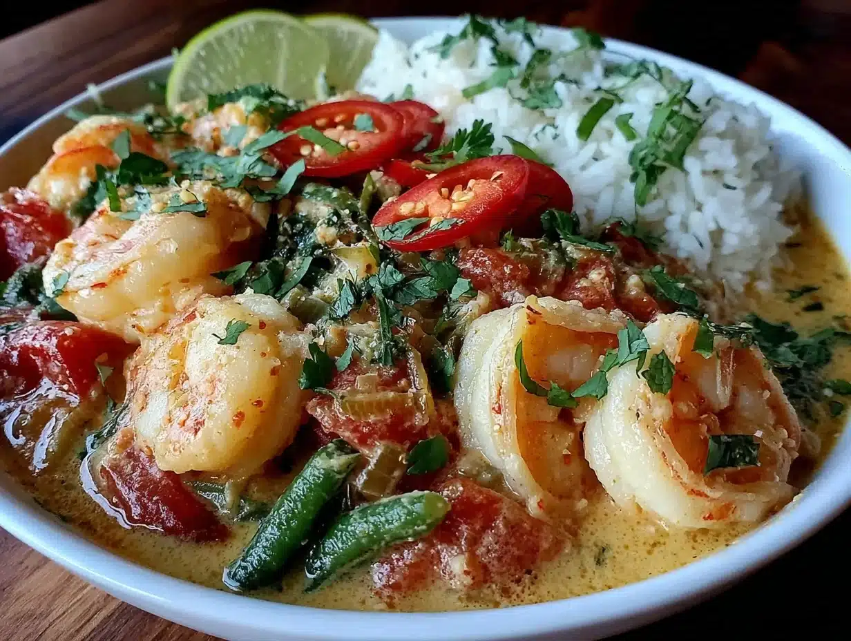 Thai coconut curry shrimp - featured image